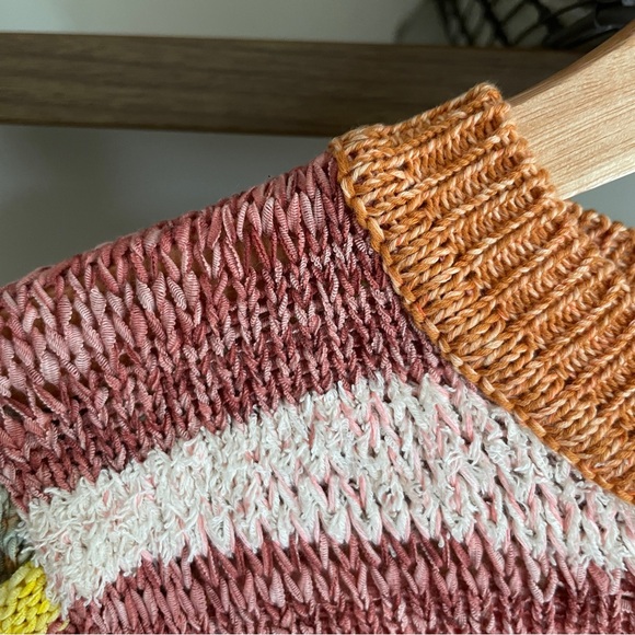 Ulla Johnson Odie Striped Crochet Sweater, Size 00 to 0 - Picture 10 of 16